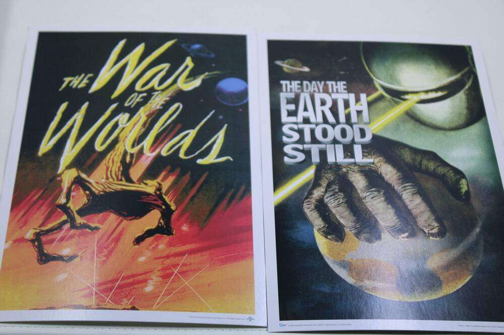 Loot Crate Invasion Of The Mini Prints 6" X 9" Poster Set; War Of the Worlds +